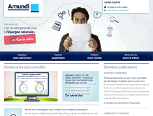 Tablet Screenshot of amundi-ee.com